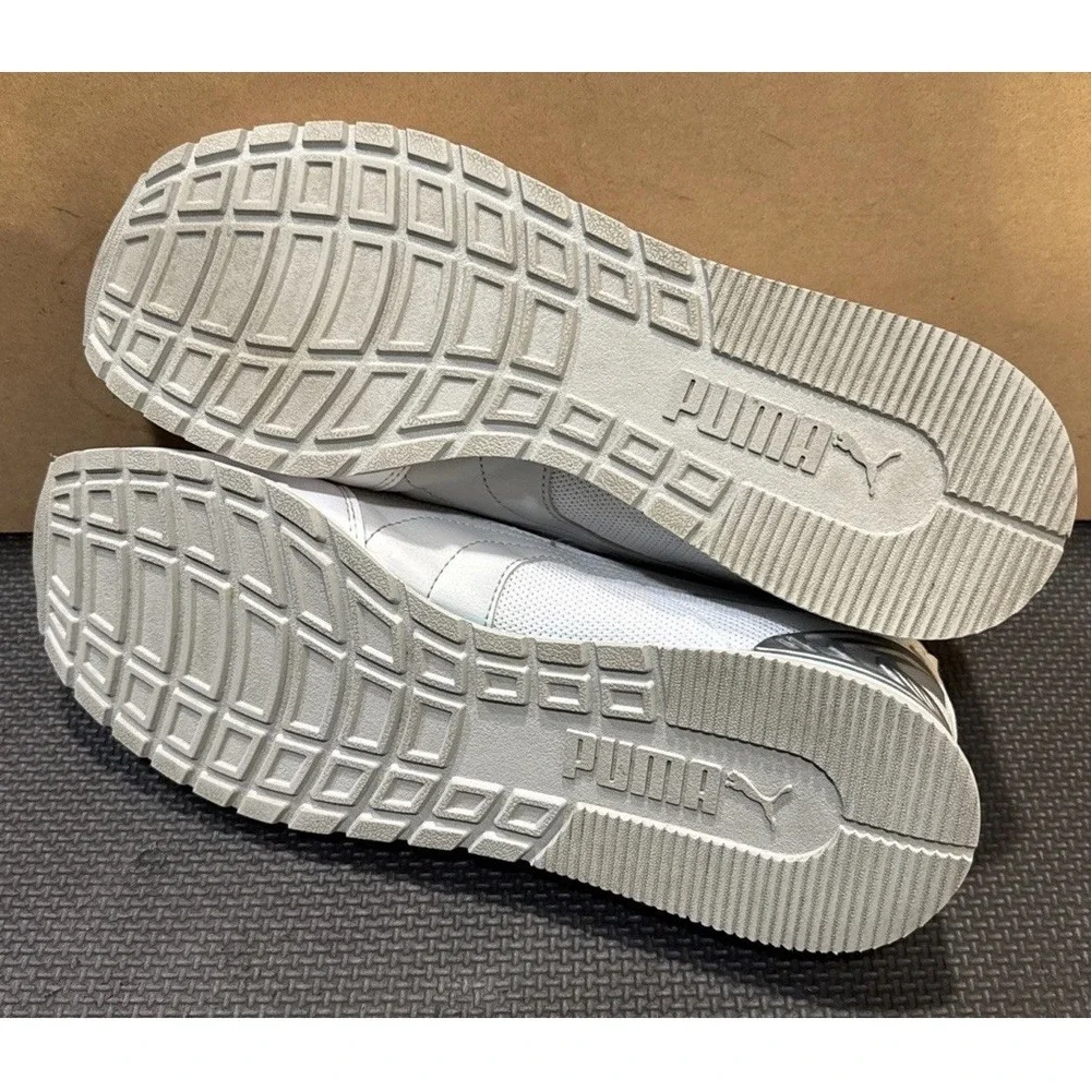 HTF PUMA Mercedes-AMG Petronas F1 'White Gray Silver' Men's Shoes US Size 10.5